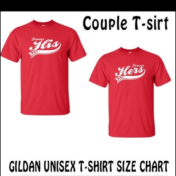 New matching t-shirts(2) for couples - Picture 1 of 2